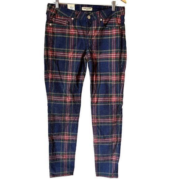 Levi’s Made & Crafted Skinny Plaid Check Corduroy Pants - Picture 1 of 16